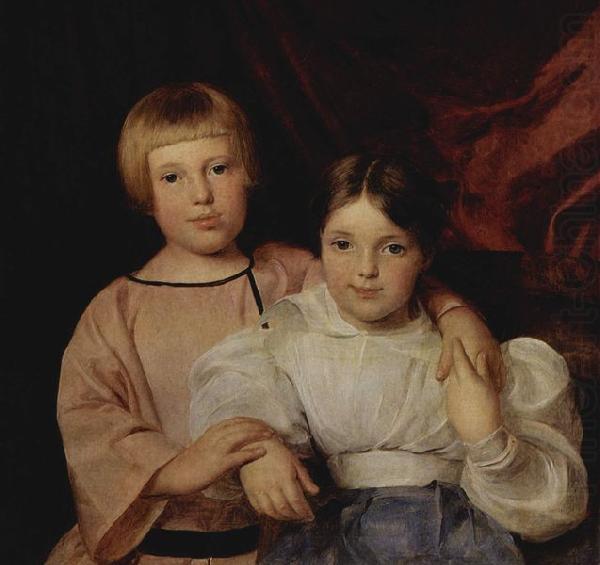 Ferdinand Georg Waldmuller Kinder oil painting picture